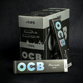 OCB Kingsize Slim Premium Rolling Papers & Tips - Box of 32