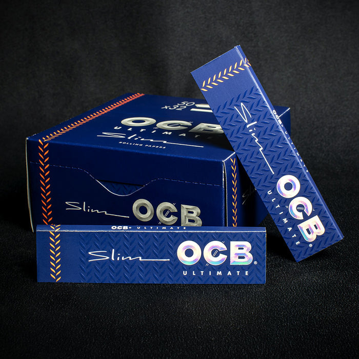 OCB Kingsize Slim Ultimate Rolling Papers - Box of 50