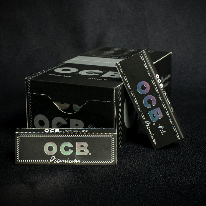 OCB Regular Premium Rolling Papers - Box of 50