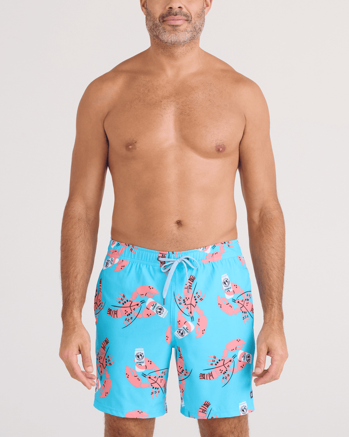 Oh Buoy 7" Swim Shorts with Compression Liner - Clawsome (Maui)