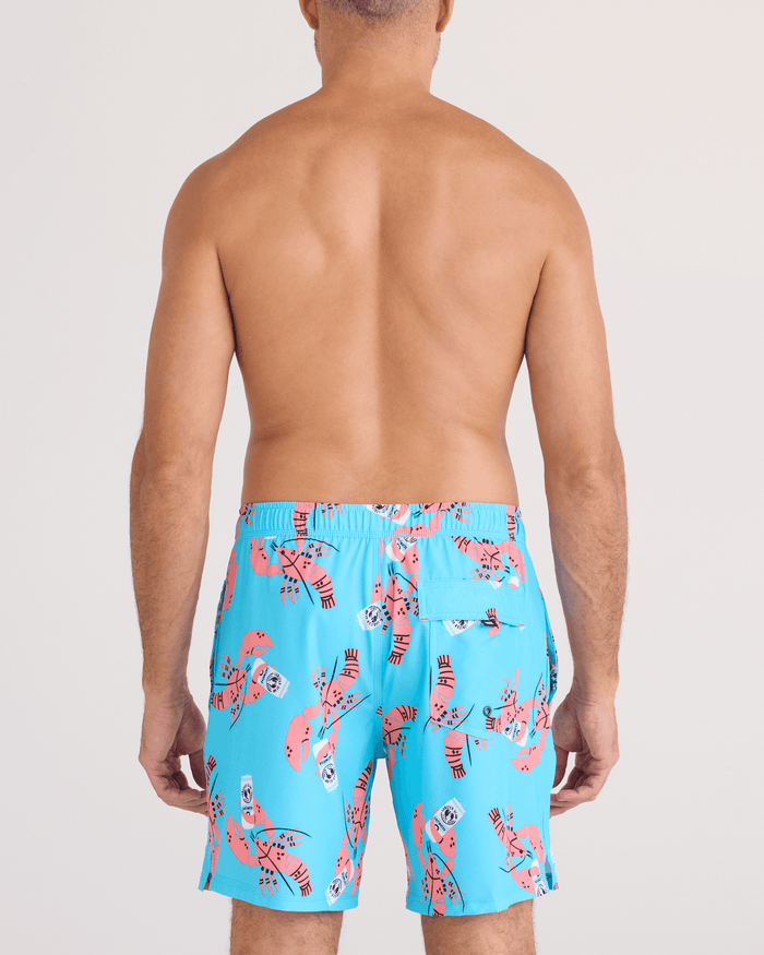 Oh Buoy 7" Swim Shorts with Compression Liner - Clawsome (Maui)