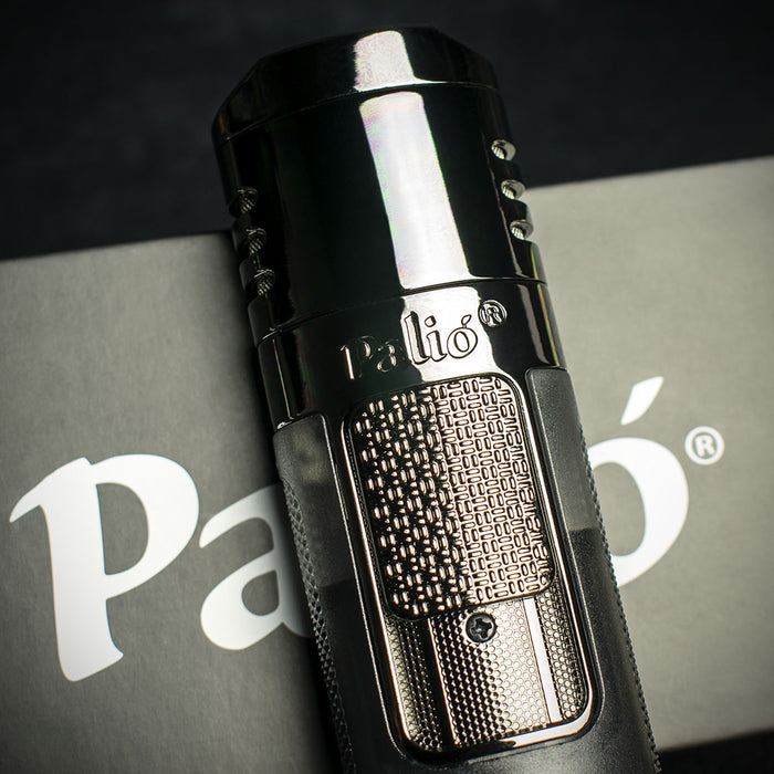 Palio Veneto Quad Flame Cigar Lighter - Black