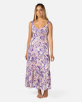 Palm Party Maxi Dress - Purple
