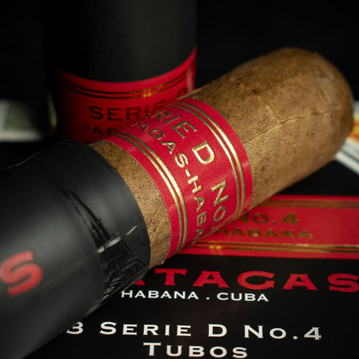 Partagas Serie D No.4 Tubos Cuban Cigars - 3 Pack