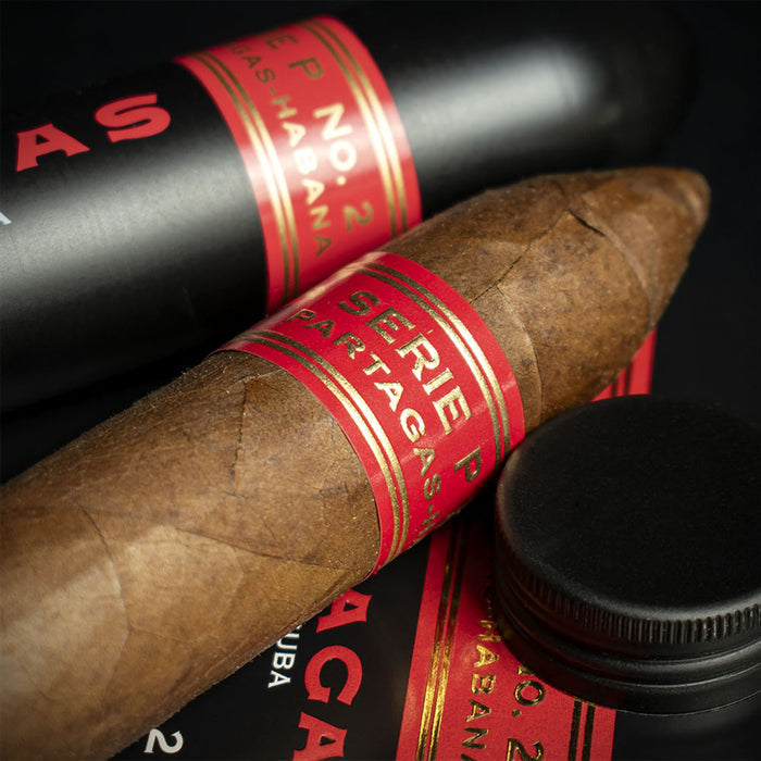 Partagas Serie P No.2 Tubos Cuban Cigars - Pack of 3