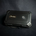 Passatore 5 Cigar Travel Humidor Black -  Black Waterproof