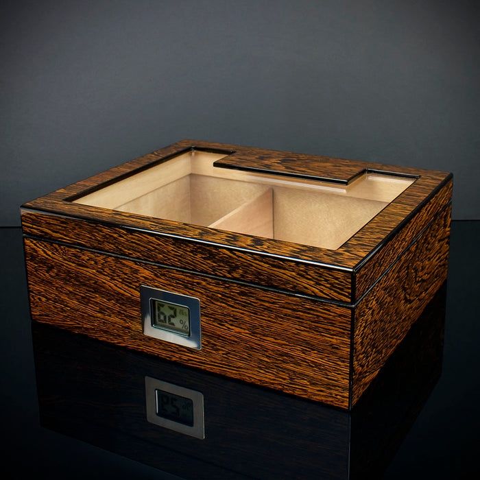 Passatore Ironwood Humidor Set - 40 Cigar Capacity