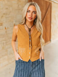 Pearl snap vest