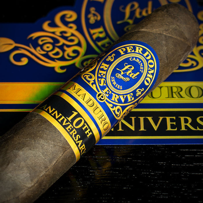 Perdomo 10th Anniversary Maduro Super Toro Cigar - Single
