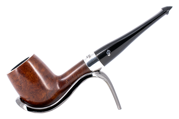 Peterson of Dublin Kildare Silver Mounted Briar Pipe - Shape No.06 9mm Filter