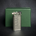 Peterson of Dublin Pipe Lighter - Metal System Brushed Chrome