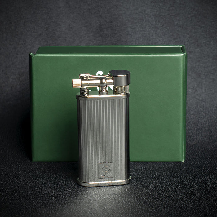 Peterson of Dublin Pipe Lighter - Silver Stripe
