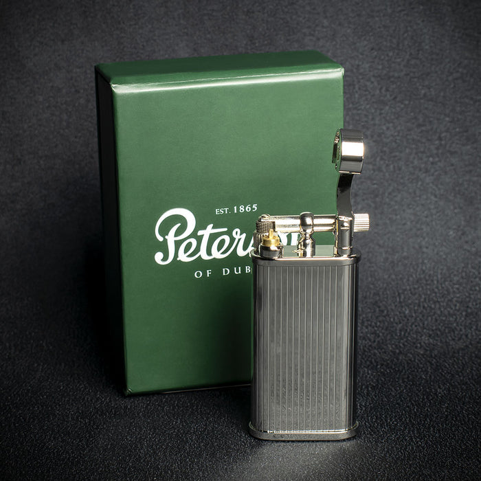 Peterson of Dublin Pipe Lighter - Silver Stripe