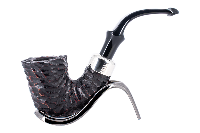 Peterson of Dublin System Rustic Briar Smoking Pipe - Shape No.XL315
