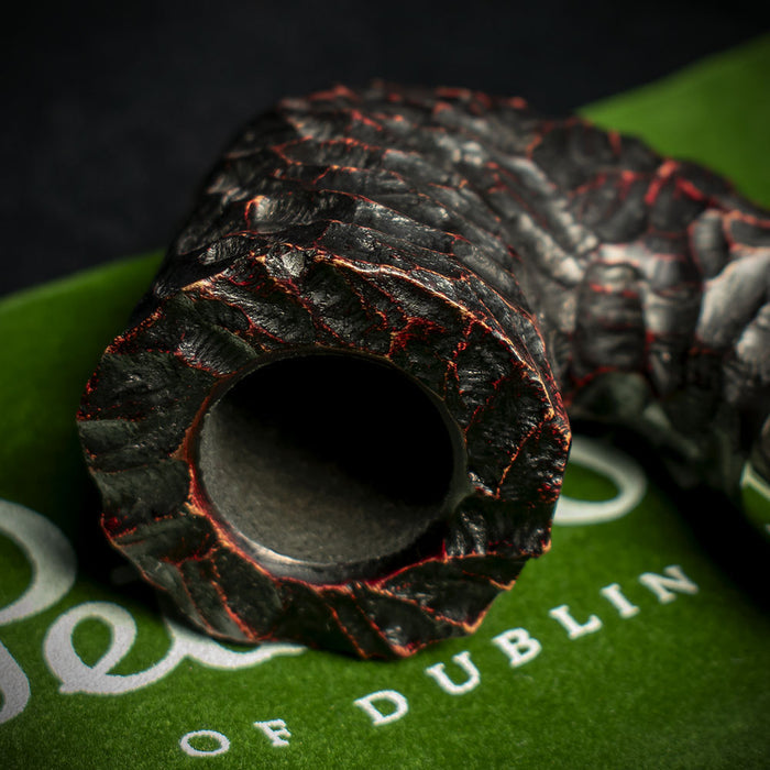 Peterson of Dublin System Rustic Briar Smoking Pipe - Shape No.XL315