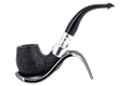 Peterson of Dublin System Spigot Sandblasted Briar Pipe - Shape 317