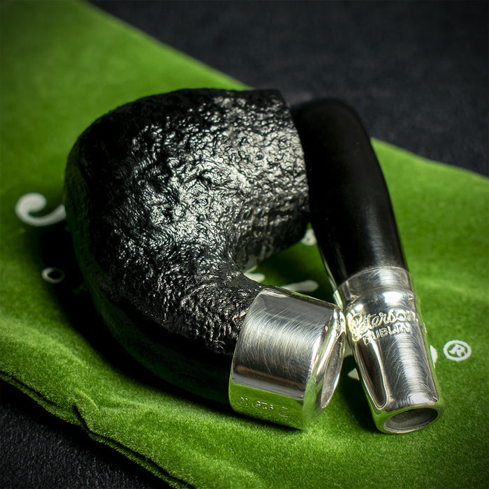Peterson of Dublin System Spigot Sandblasted Briar Pipe - Shape 317