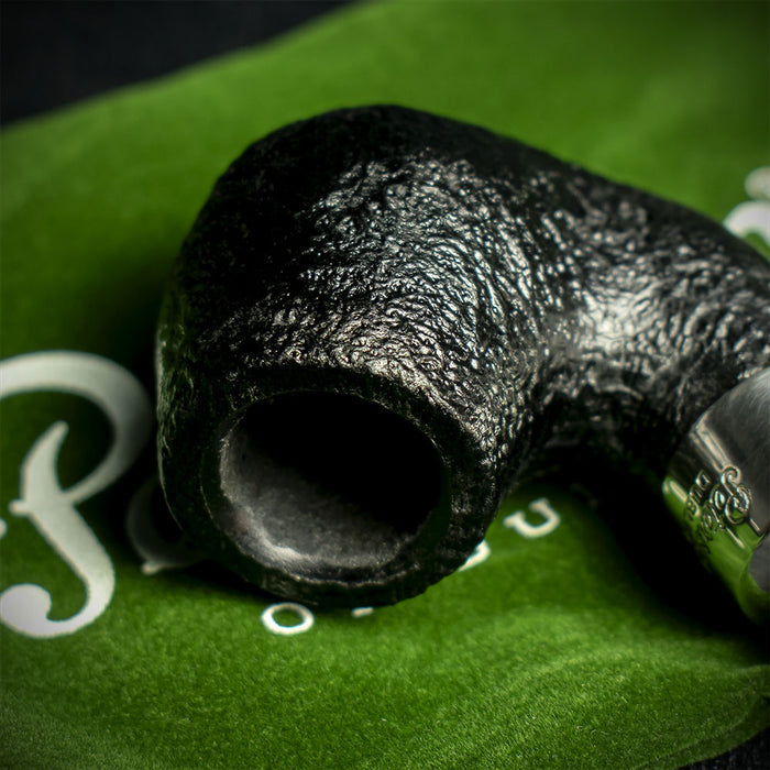 Peterson of Dublin System Spigot Sandblasted Briar Pipe - Shape 317