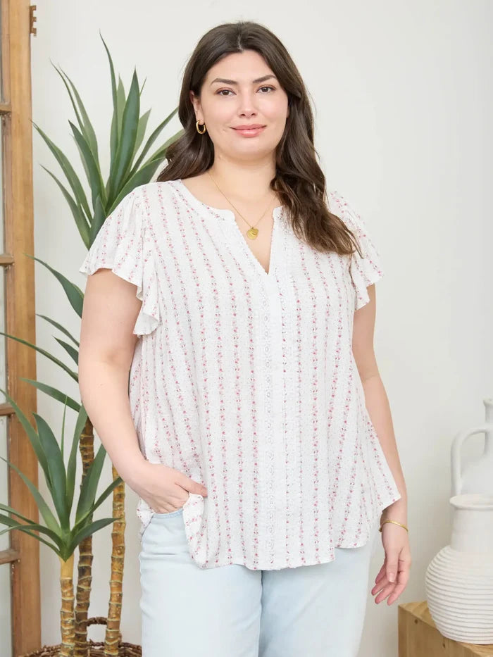 Petunia ruffle sleeve