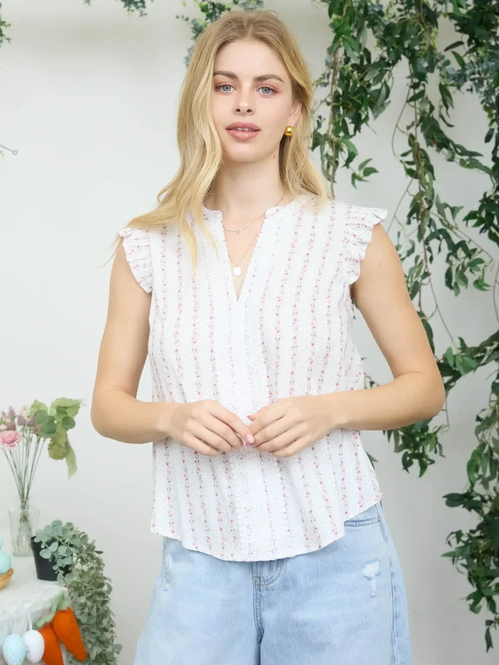 Petunia ruffle sleeve