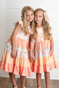 Pink Ava check dress