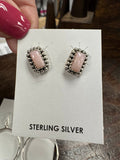 Pink Opal Earrings