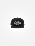 PLEASE DO NOT FEED THE WHORES DRUGS Snapback Black