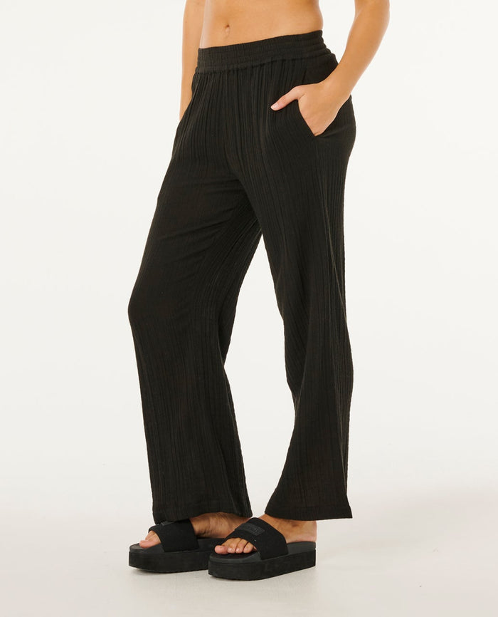Premium Surf Full Length Beach Pants - Black