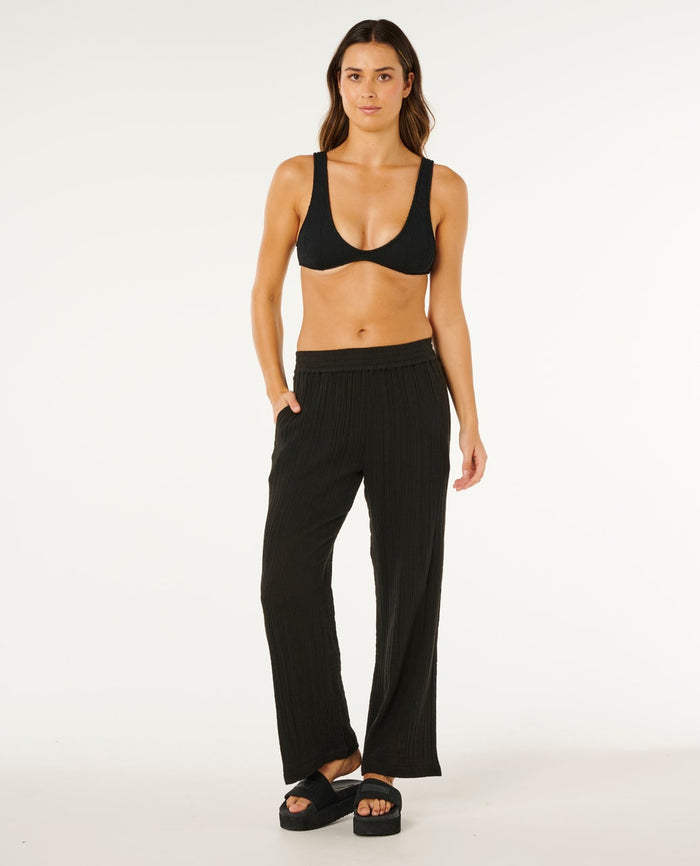 Premium Surf Full Length Beach Pants - Black