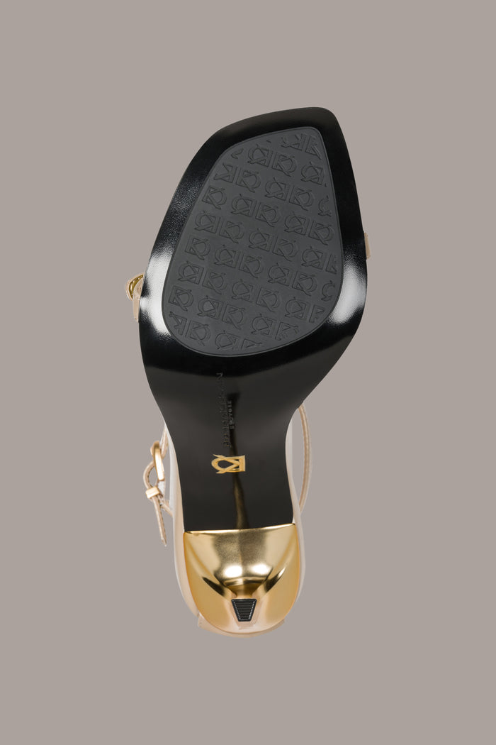 PRYCE PATENT ANKLE STRAP SANDAL