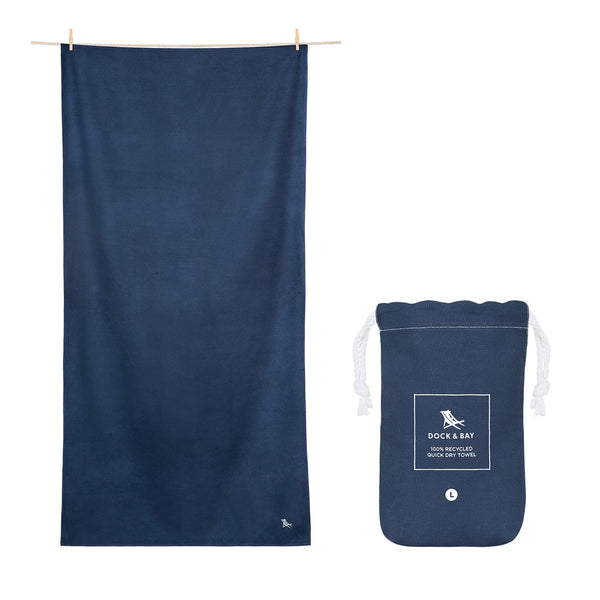 Quick-Dry Towel - Deep Sea Navy