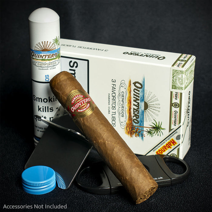 Quintero Favoritos Cuban Tubed Cigar - Pack of 3