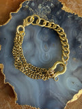 Rachel Nathan Chain Shackle Trilogy Bracelet
