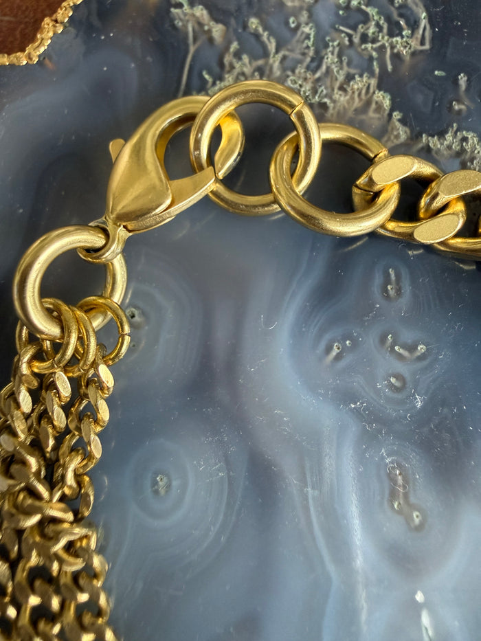 Rachel Nathan Chain Shackle Trilogy Bracelet