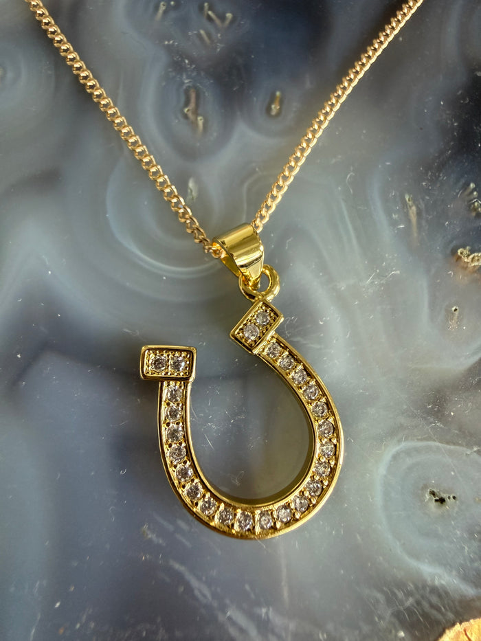 Rachel Nathan Lucky Pavé Horseshoe