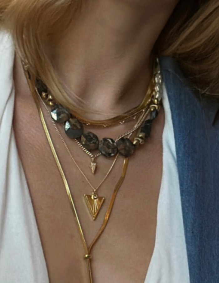 Rachel Nathan Nipomo Marcasite Pearl Spinel