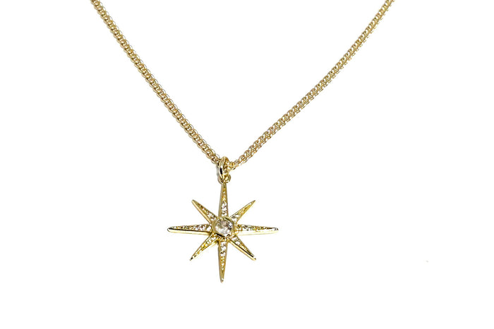Rachel Nathan Pavé Spur necklace