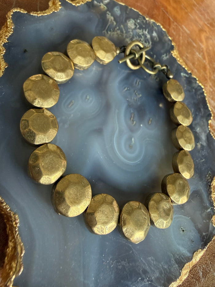 Rachel Nathan Spice Sand Dollar Bracelet