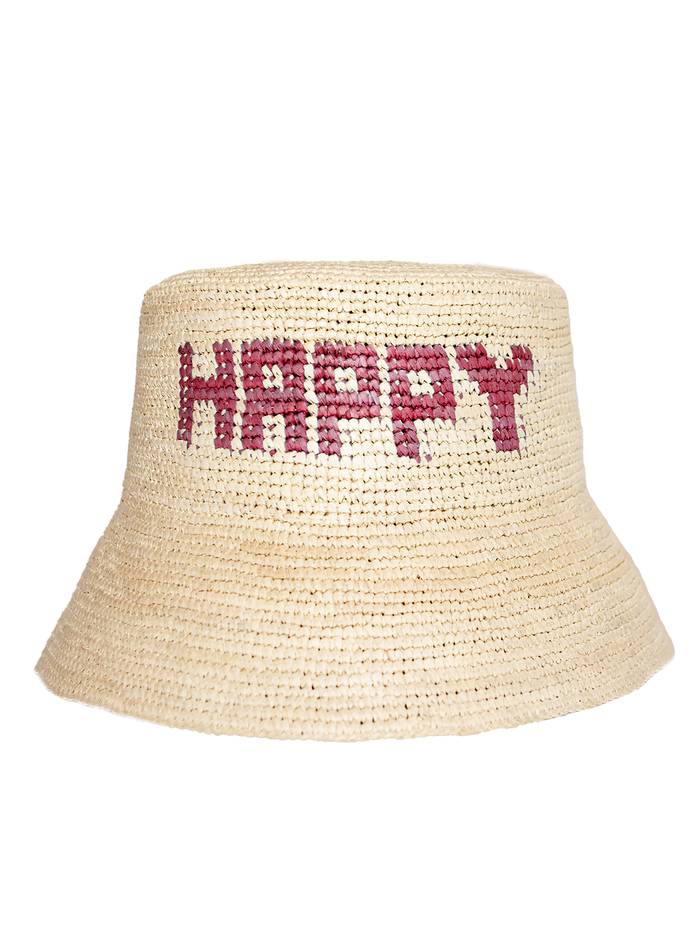 Rachol Happy Hat in Cherry Pour