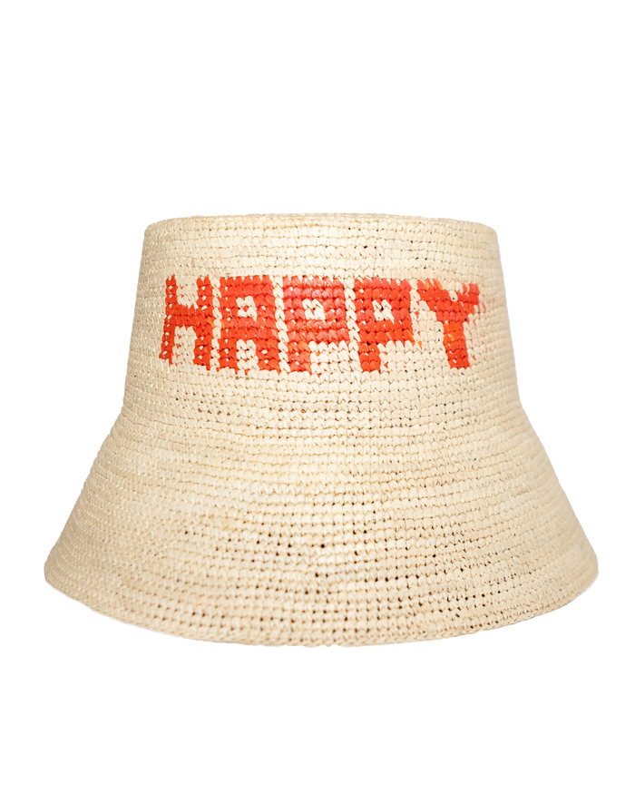 Rachol Happy Hat in Hot Pepper styled