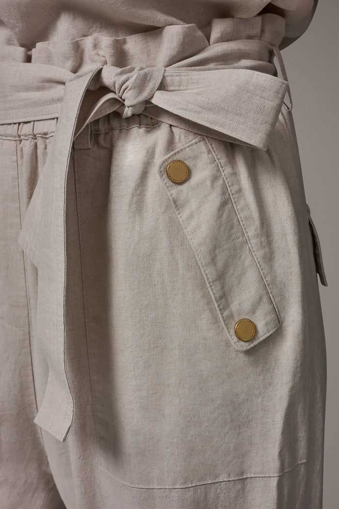 RELAXED PAPERBAG ANKLE PANT