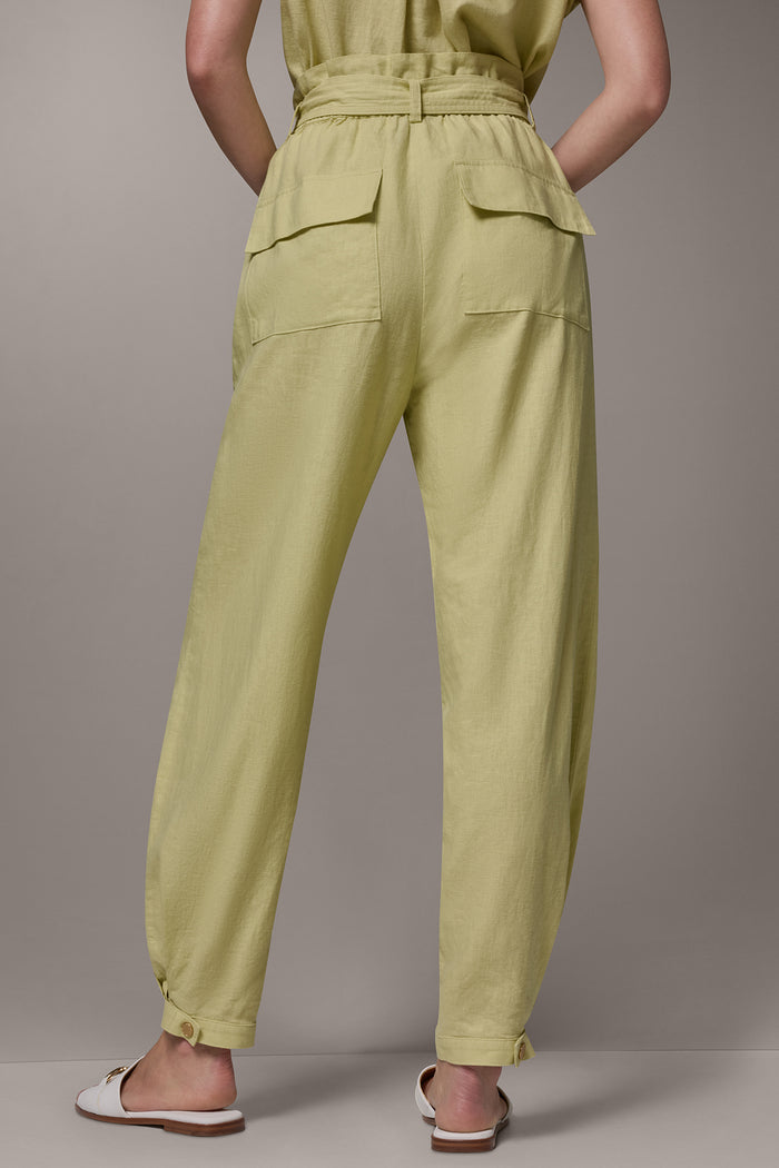 RELAXED PAPERBAG ANKLE PANT
