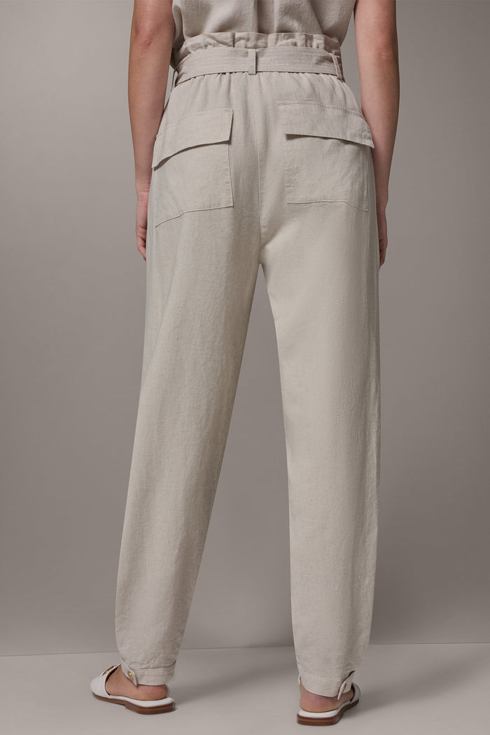 RELAXED PAPERBAG ANKLE PANT