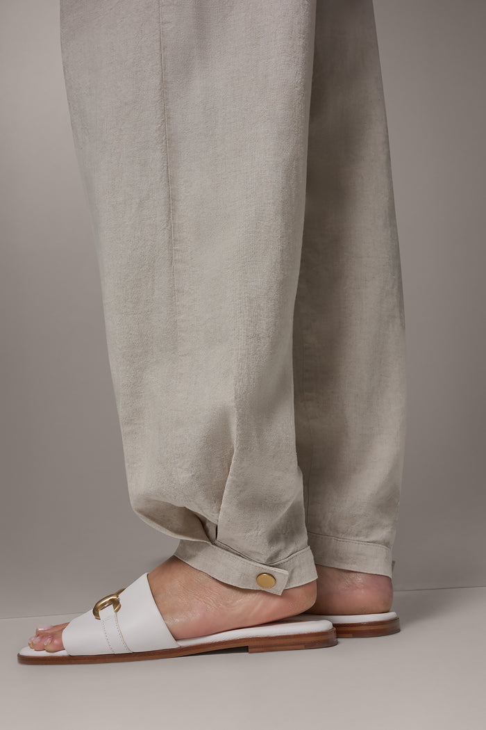 RELAXED PAPERBAG ANKLE PANT