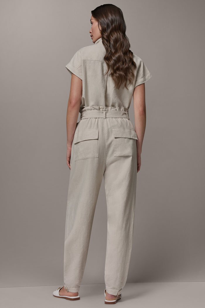 RELAXED PAPERBAG ANKLE PANT