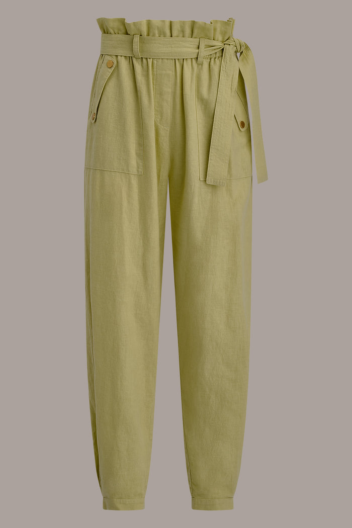 RELAXED PAPERBAG ANKLE PANT