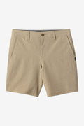 Reserve Heather 19" Hybrid Shorts - Heather Khaki