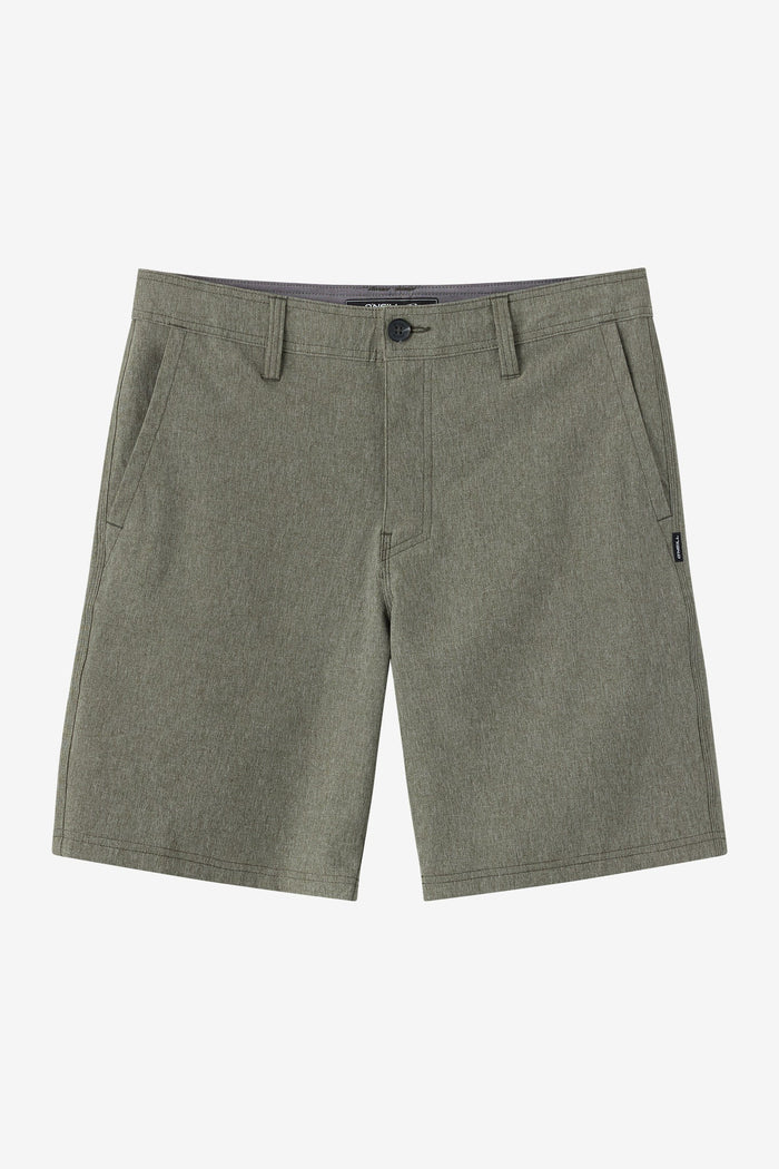 Reserve Heather 19" Hybrid Shorts - Heather Mulled Basil