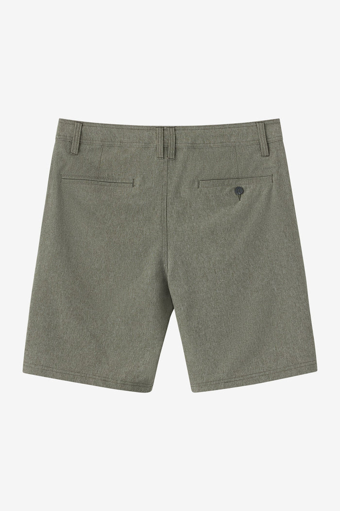 Reserve Heather 19" Hybrid Shorts - Heather Mulled Basil