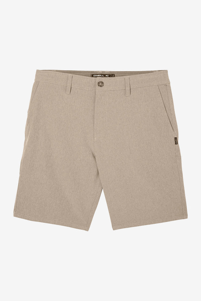 Reserve Heather 19" Hybrid Shorts - Khaki